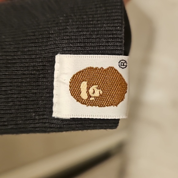 A BATHING APE BAPE Hoodie Sweatshirt ~ Black with Baby Milo Graphic Small - Picture 5 of 10